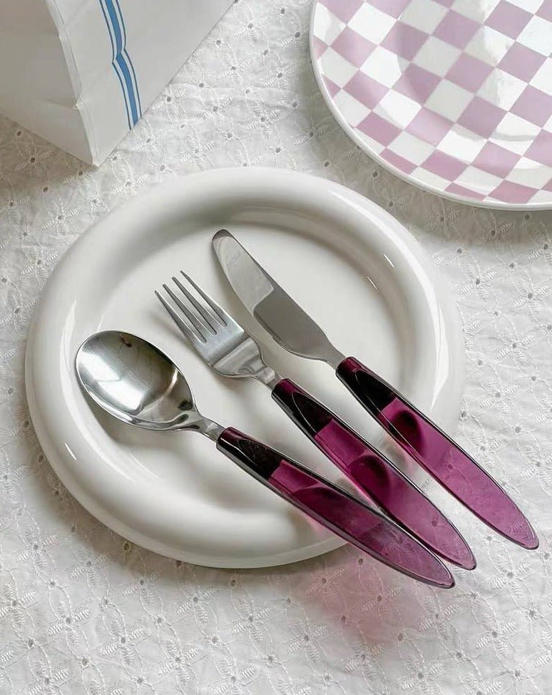 Meteor Flatware Set of 16 Pcs Sleek Modern Cutlery Set