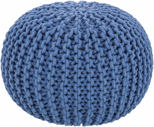 Eisenberg Woven Gray Pouf-0