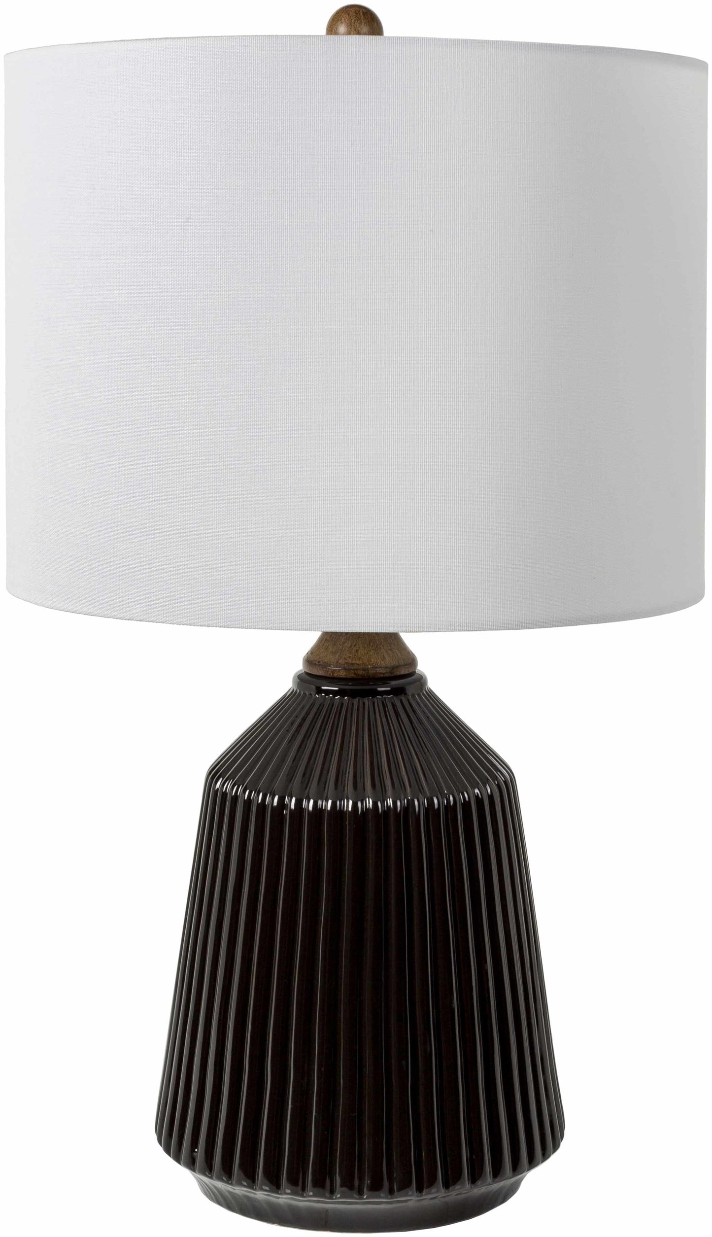 Tramutola Black Contemporary Ceramic Accent Table Lamp