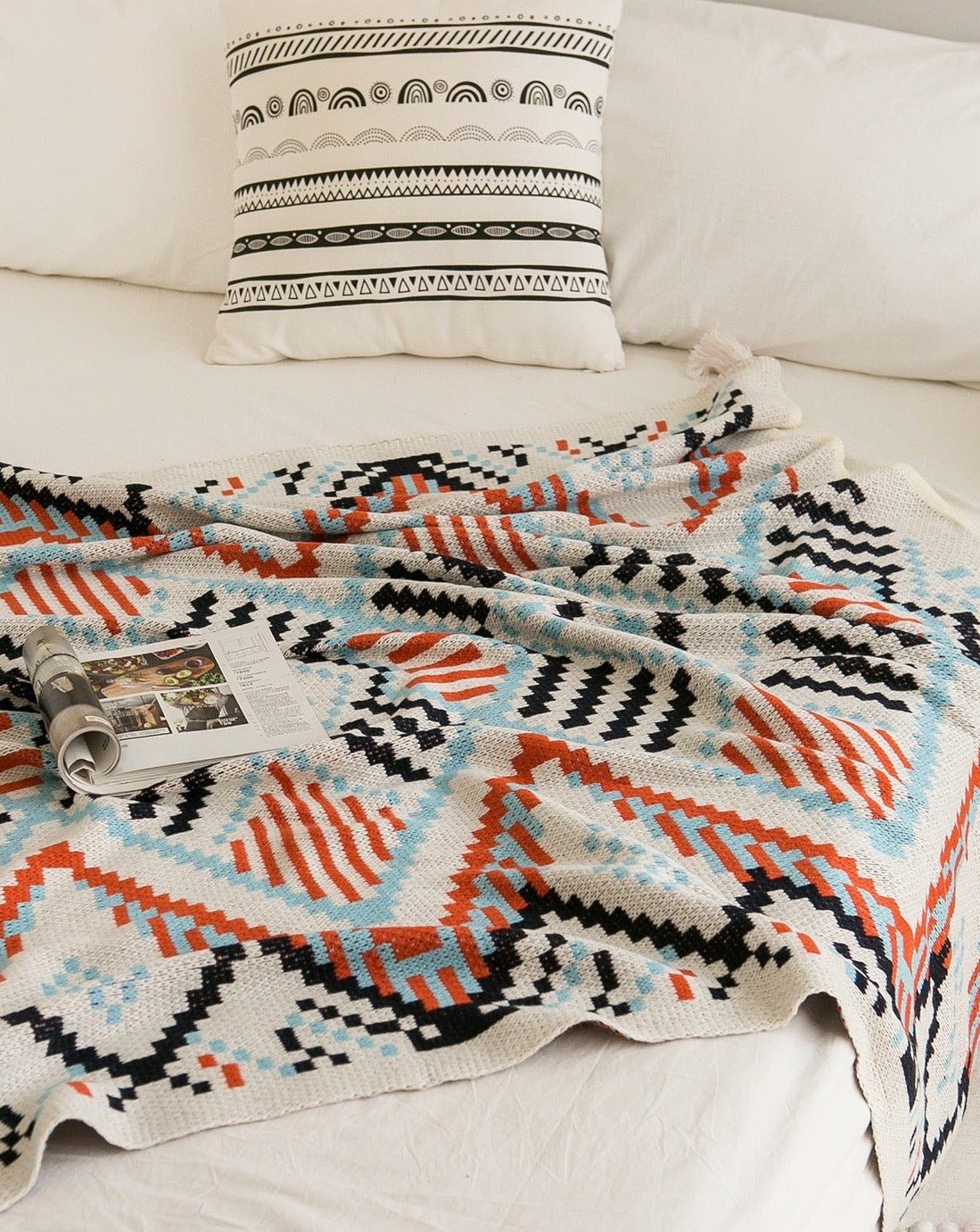 Bohemian Luxe Oversized Throw Blanket for Ultimate Comfort