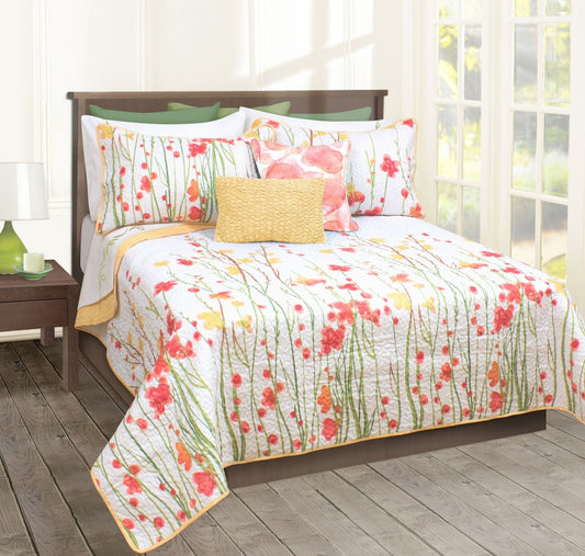 Adalia Twin 2 Piece Quilt Bedding Set For Kids Room Decor Collection