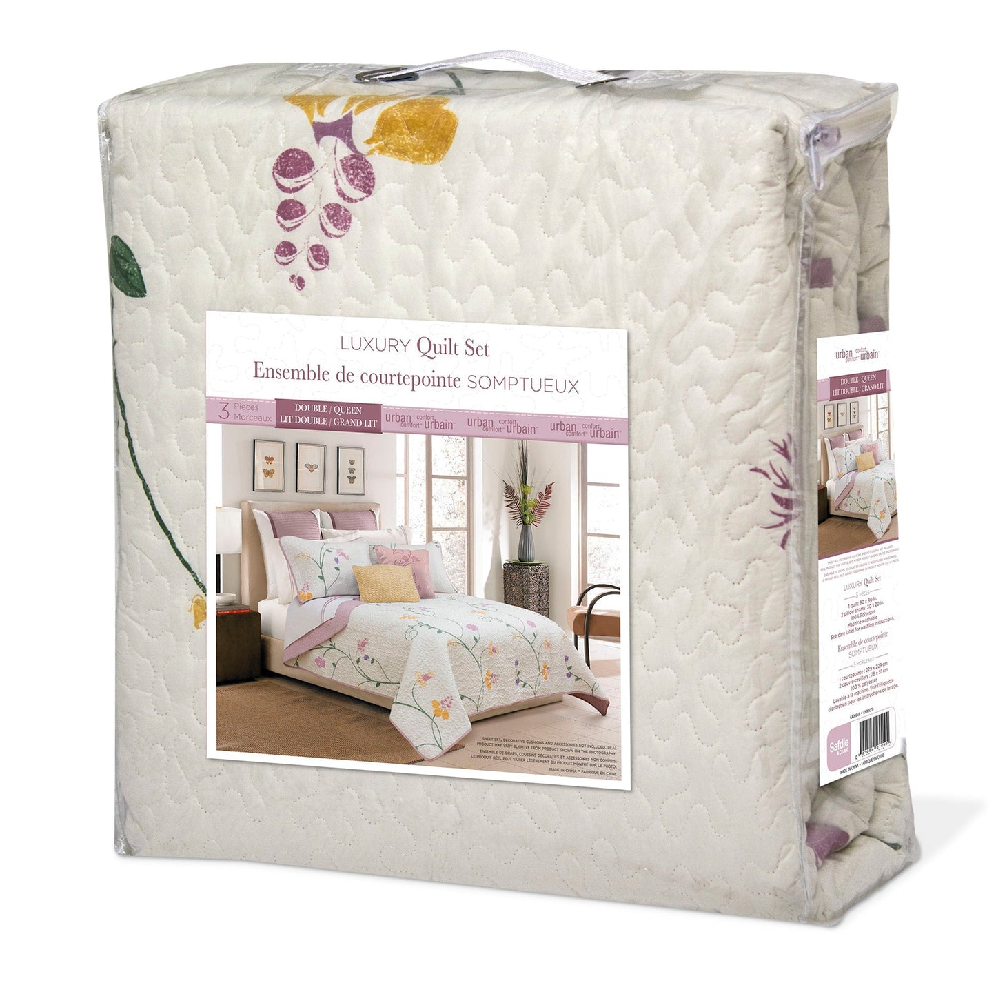 Serenade Twin Quilt Set 2 Piece Woven Sham Included