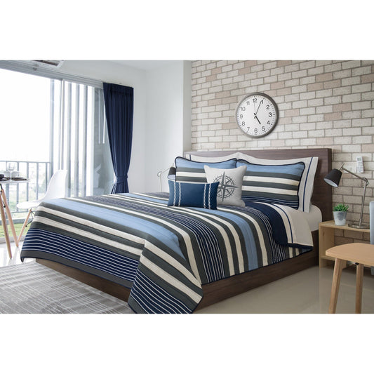 Easton King Quilt Bedding Set 3 Piece Woven Premium Comfort