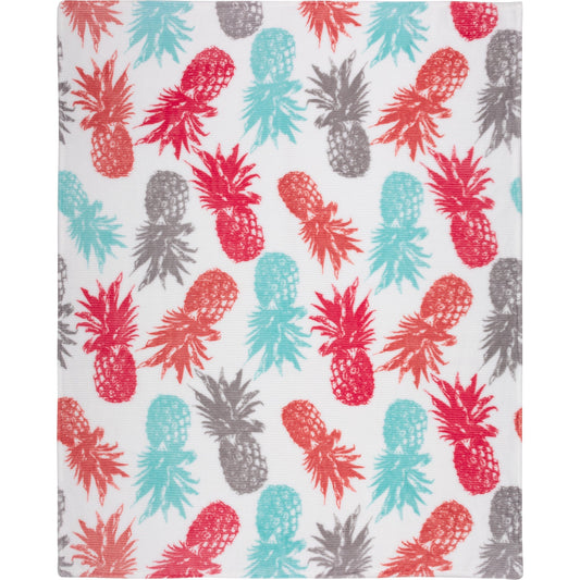 Super Soft Pineapple Pattern Ribbed Blanket Throw 48x60 For Home Decor Bedding