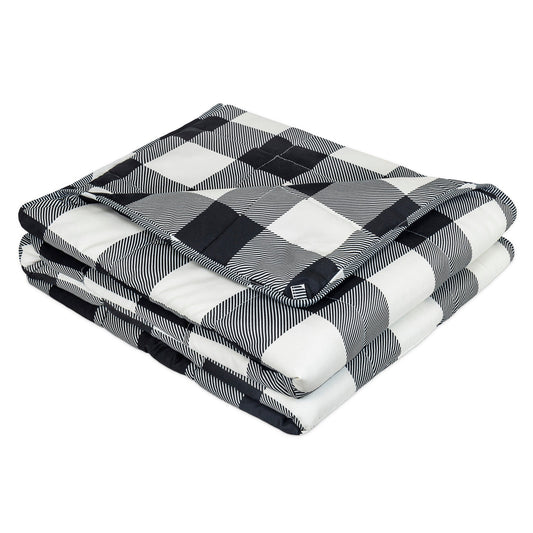 Weighted Blanket Throw 48x72 Black And White Super Soft Home Decor Bedding