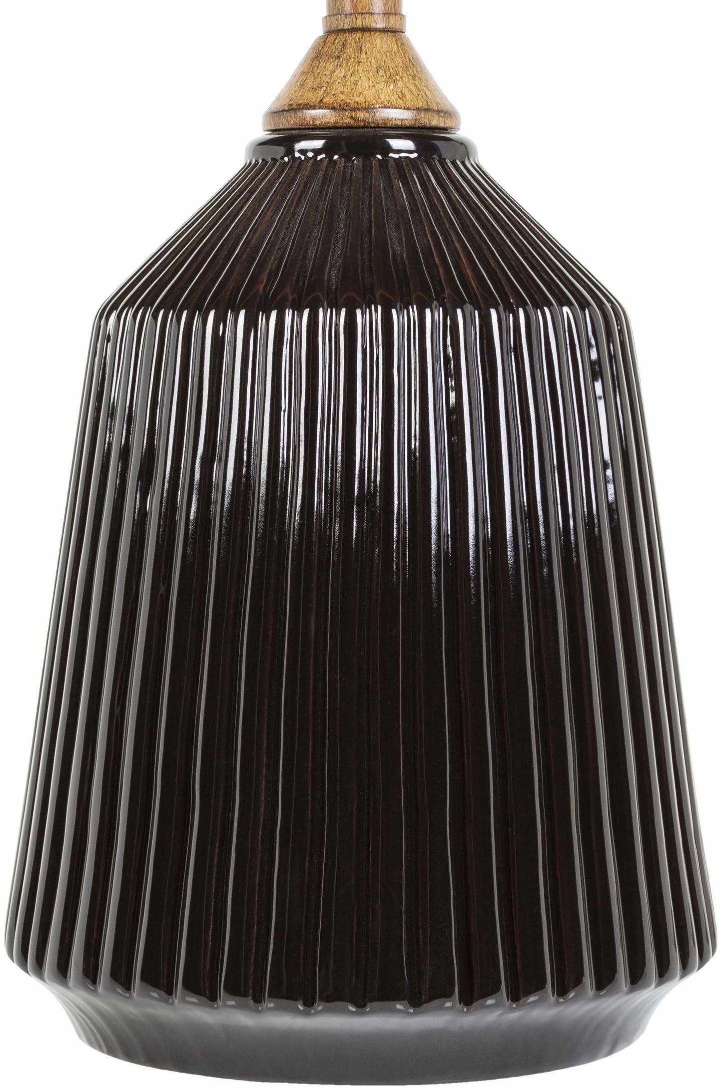 Tramutola Black Contemporary Ceramic Accent Table Lamp